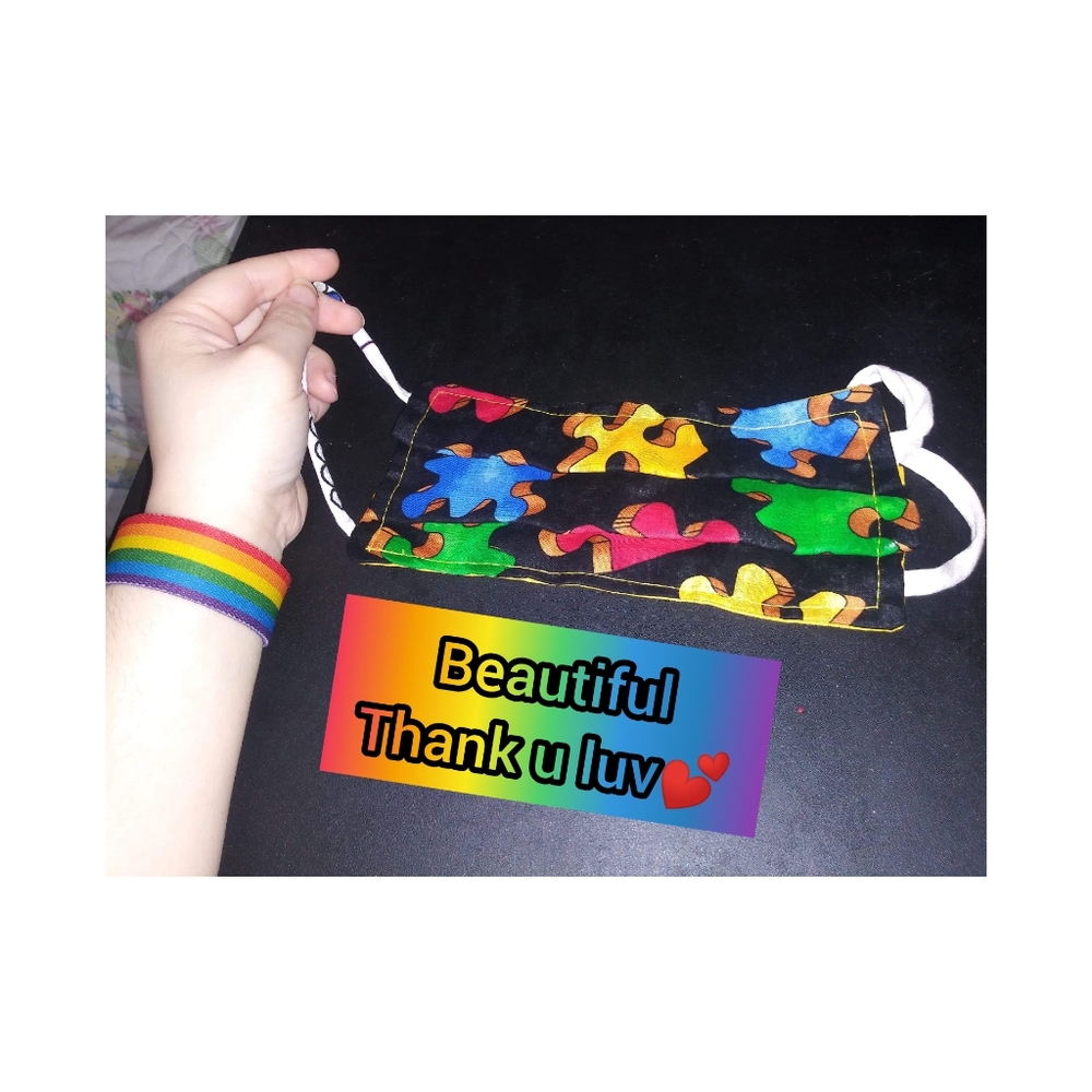 ❤💛Autism Mask💙💚